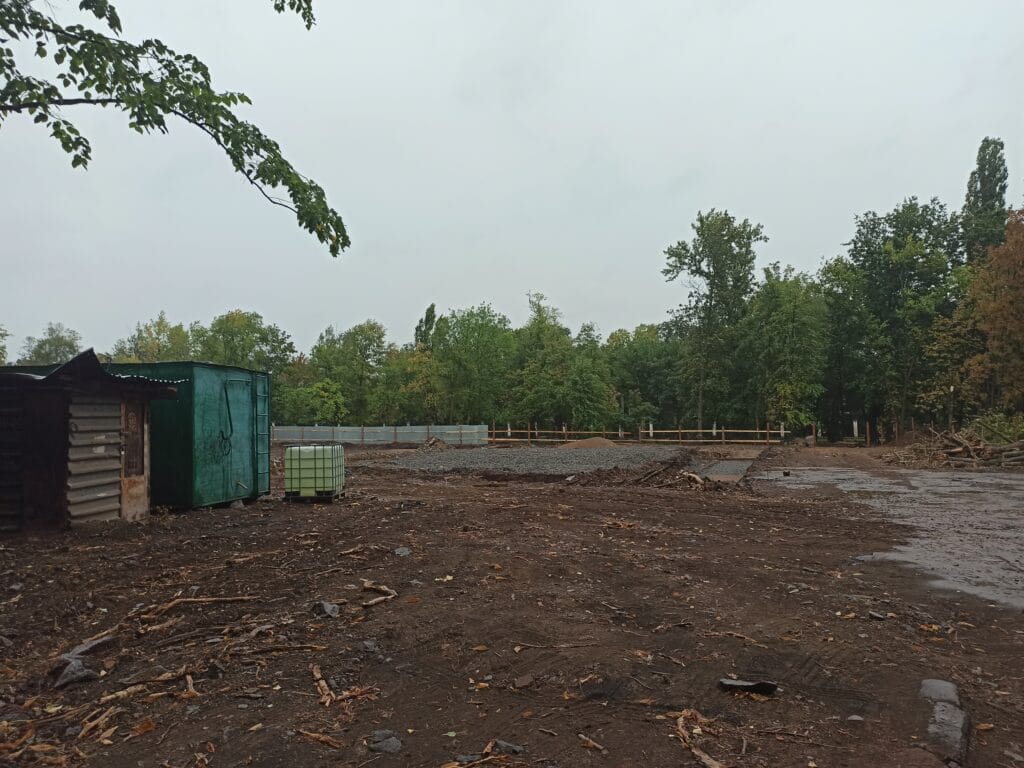 Будівництво ветеранського простору у Кривому Розі
